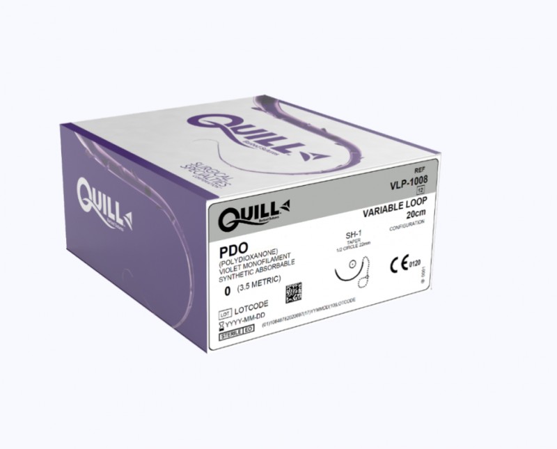 InDate Quill Suture VLP1008 0 box of 12... Synergy Surgical™