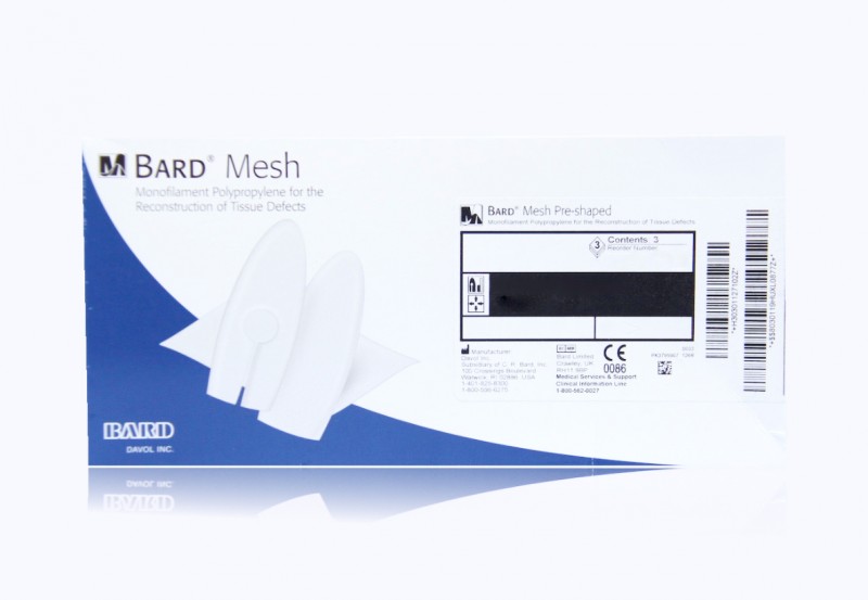 InDate Bard Mesh PreShaped 0112710 box of 3... Synergy Surgical™