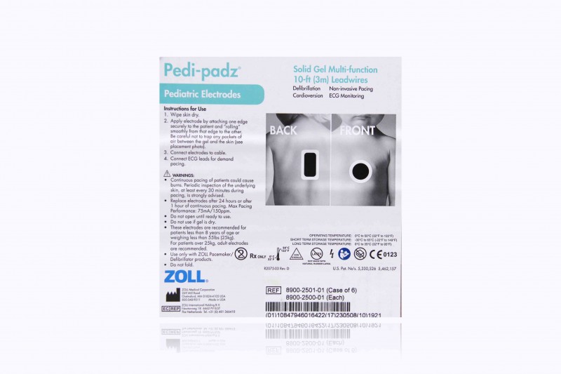 In-Date Zoll Defibrillation 8900-2501-01 box of 6 - Synergy