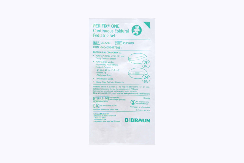 In-Date Braun Anesthesia Trays 332293 20G box of 12 - Synergy