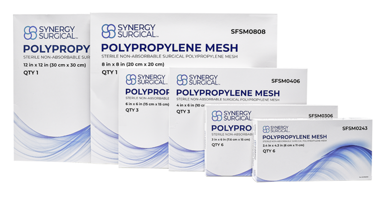 Polypropylene MeshSynergy Flat Sheet Hernia Mesh