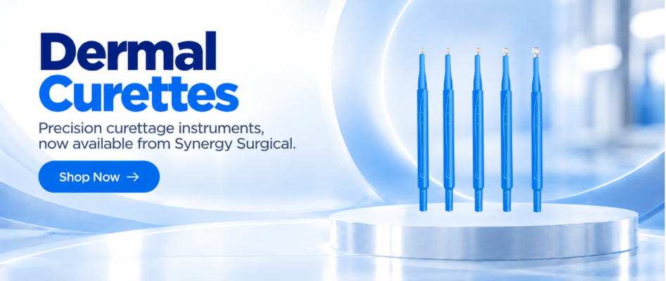 NEW!Shop Dermal Curettes by Synergy Surgical