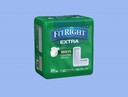 Medline FitRight Extra Disposable Briefs for Incontinence Protection, Large