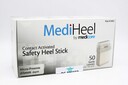 MediCore MediHeel Lancet, Micro-Preemie, White, 0.65mm Depth