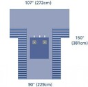 Medline Bilateral OrthoMax Extremity Surgical Drape