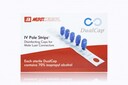 Merit DualCap IV Pole Strips Disinfecting Caps for Male Luer (5/Strip, 35 Strips/BX)