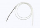 Medline Wound Drain Perforated Hubless Flat Silicone w/Trocar, 10mm, Full