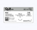 Quill PDO Barbed violet 8" (20cm) PS-2 Reverse Cutting, Unidirectional