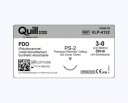 Quill PDO Barbed violet 12" (30cm) PS-2 Reverse Cutting, Unidirectional