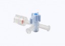 Medline Namic 3-Way Stopcock, Medium Pressure, Off, Left, Rotating Male, Female Fitting 400 psi