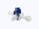 Medline Namic 3-Way Stopcock, High Pressure, Off, Fixed Male Luer, Female Fitting 1050 psi
