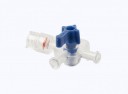 Medline Namic 3-Way Stopcock, High Pressure, Off, Left, Rotating Male 1050 psi