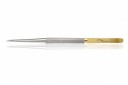 Integra Jarit Micro Stardust Suture Forceps, Round, w/Platform, 0.8mm, Straight, 9"