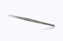 Scanlan Micro Forceps, Lightweight Round Handle, 2.5mm Straight Diamond Dust Ring Tips, 7-1/8"