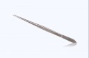 Scanlan Gerald Forceps, Flat Handle, 1mm Cross-Serrated Tips, 7-3/4"