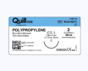 Quill Polypropylene Barbed blue 8" (20cm) CT-1 Taper, Unidirectional