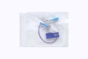 BD MaxPlus Extension Set, Pressure Rated, Purple Striped, Removable MaxPlus Clear Needle-Free Connector, Slide Clamp, Spin Male Luer Lock