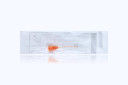 Avanos NeoConnect PVC Sampling Straw w/ENFit Connector, Large Bore, Orange, 6" (15cm)