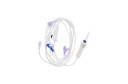 Medline I.V Administration Set, 15 Drop, 2 Needle Free Y-Site Ports, 108" Long Soft Tubing