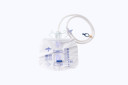 Medline Urinary Drainage Bag with Anti-Reflux Tower & Metal-Free Slide-Tap Drainage Port, 50" Tubing, 2000ml