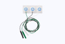 Medline MedGel Neonatal ECG Electrode, Radiolucent, Clear Tape (3/PK, 100 PK/BX)