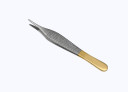 Tritone Adson Tissue Forceps, TC Tungsten Carbide, 1x2 Teeth, Serrated Jaws, Reusable, 4-3/4" (OR Grade)