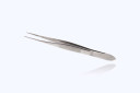 Iris Tissue Forceps, 1 x 2 Teeth, Straight 4" (Floor Grade)