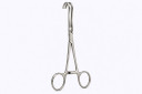 Integra Jarit Derra Anastomosis Clamp, Curved Shank, Curved Jaws 6-7/8"