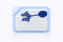 Stryker CMF Universal Neuro III Shunt Plate w/Tab, 14mm, 0.4mm