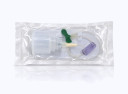 Kurin Lock Blood Culture Collection Set, Venipuncture, Push Button, 21G x 0.75" Needle,12" Tubing